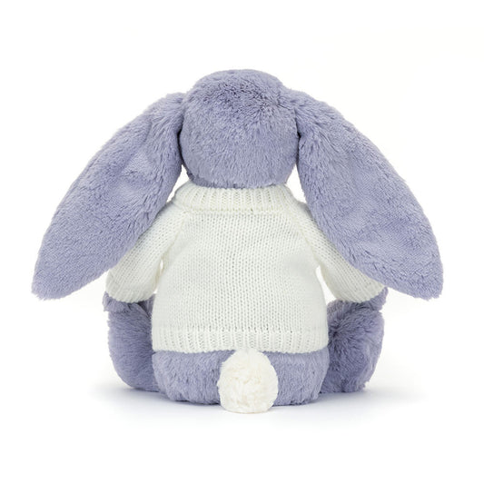 Bashful Viola Bunny With Personalized Cream Jumper - US 5336