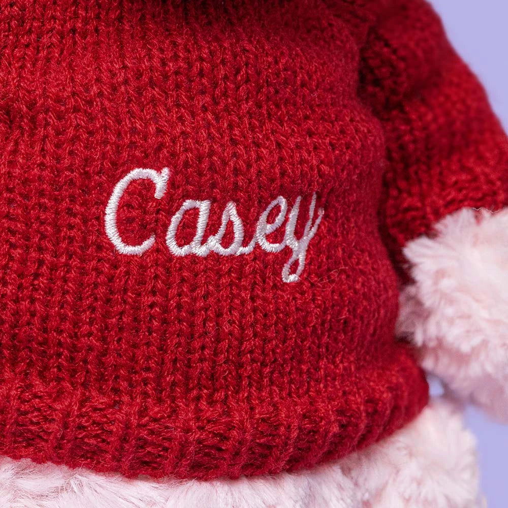 Leola Bear With Personalized Red Jumper - US 1900
