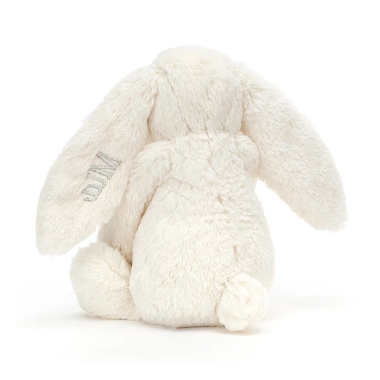 Personalized Bashful Cream Bunny Medium - US 8381