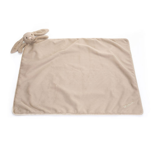 Personalized Bashful Beige Bunny Blankie - US 6352