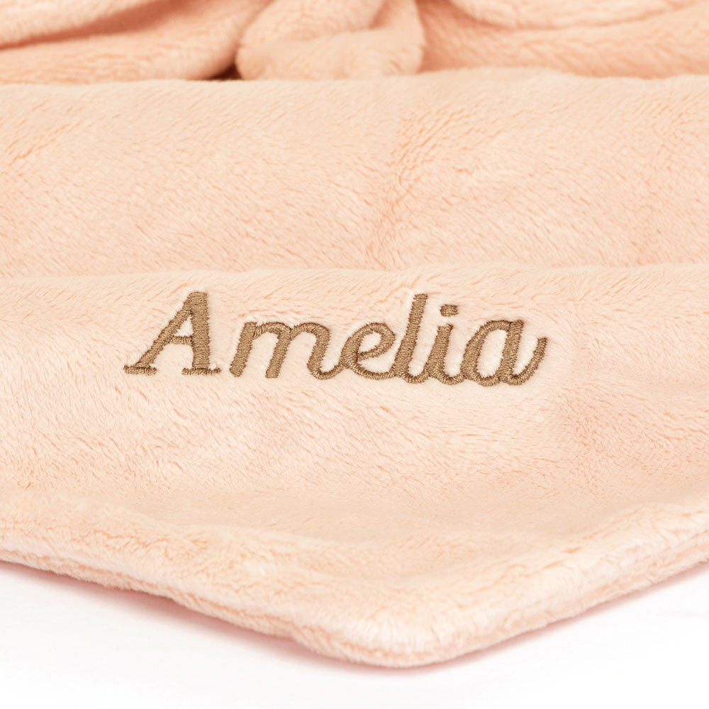 Personalized Bashful Blush Bunny Soother - US 4358