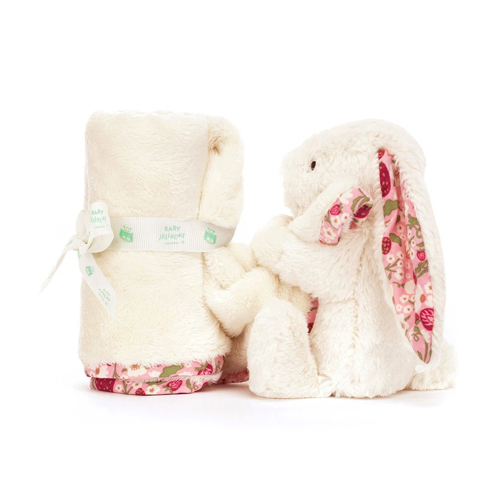 Blossom Cream Bunny 'Berry' Soother - US 4818