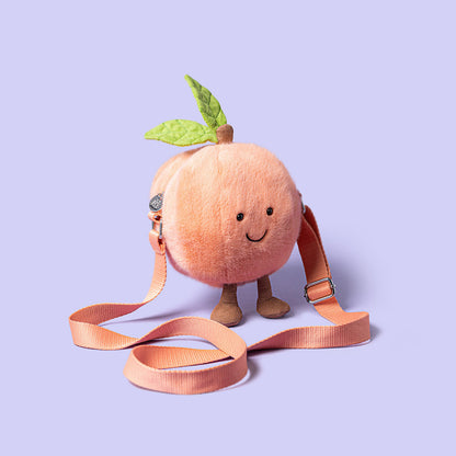 Amuseables Peach Shoulder Bag - US 9497