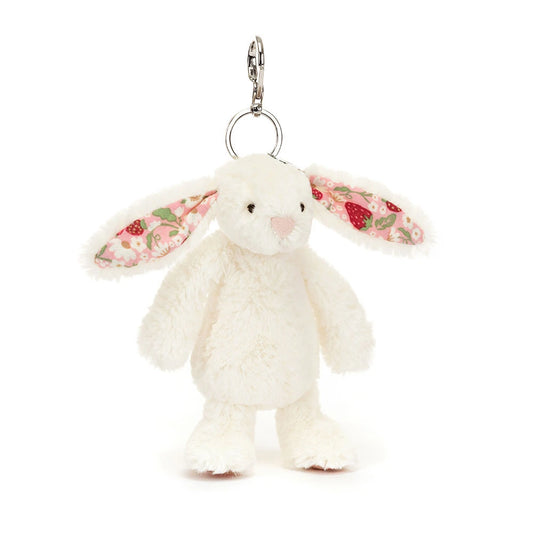 Blossom Cream Bunny 'Berry' Bag Charm - US 6070