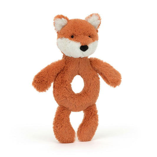 Bashful Fox Cub Ring Rattle - US 9882