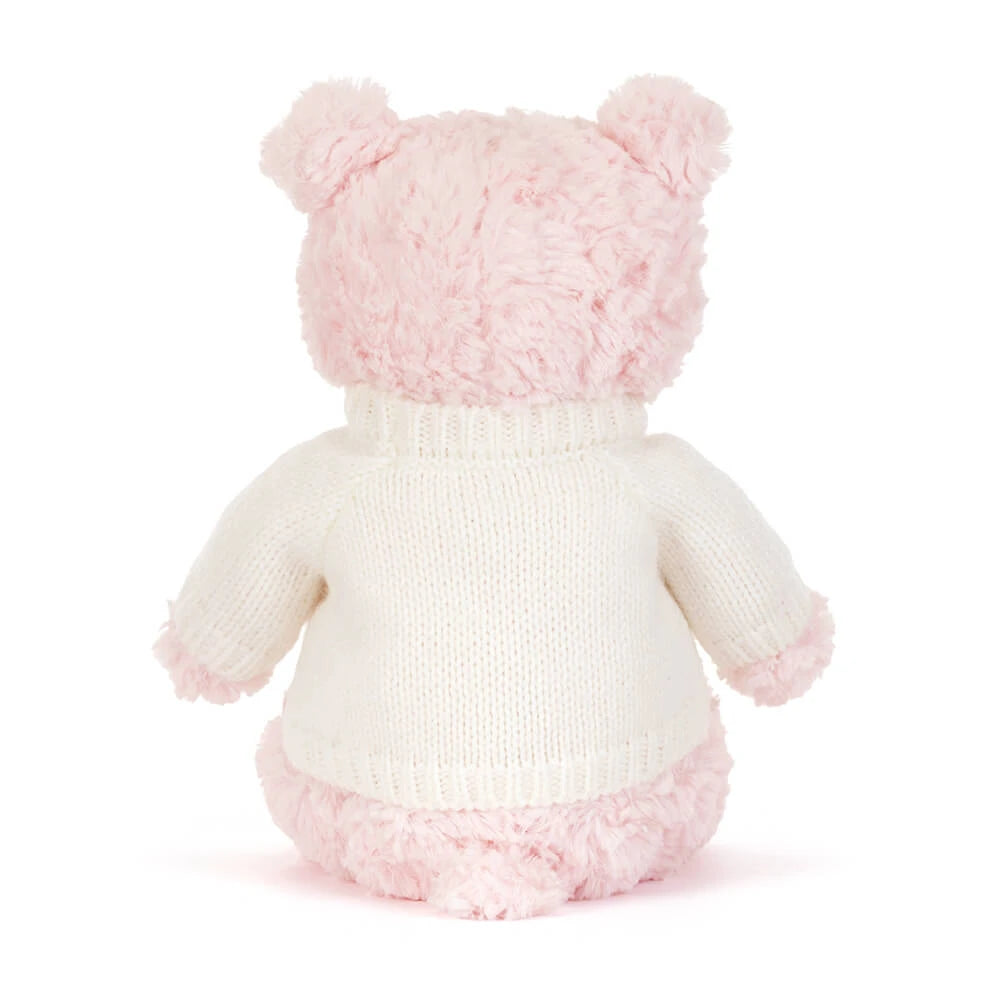 Leola Bear With Personalized Cream Jumper - US 5633