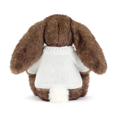 Hoppleston Luxe Bunny With Personalized Cream Jumper - US 1339