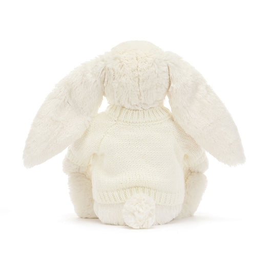 Blossom Cream Bunny 'Berry' With Personalized Cream Jumper - US 7914