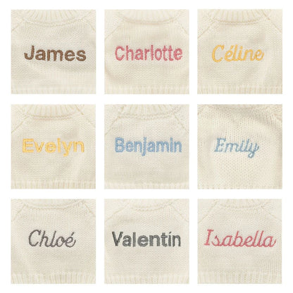 Blossom Blush Bunny 'Cherry' With Personalized Cream Jumper - US 9113