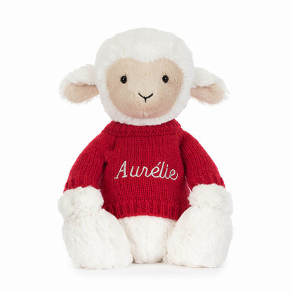 Skipson Lamb With Personalized Red Jumper - US 3260
