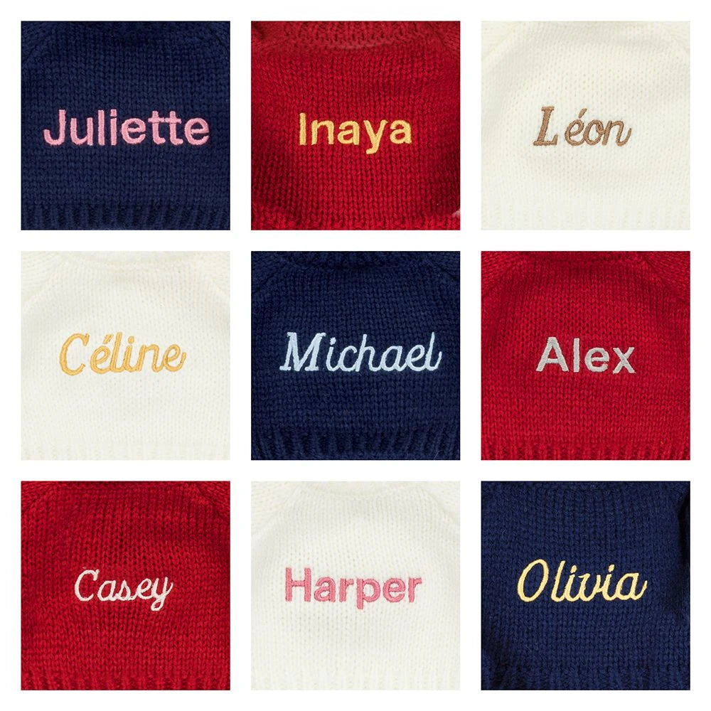 Blossom Cream Bunny 'Berry' With Personalized Red Jumper - US 1337
