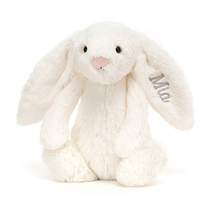Personalized Bashful Cream Bunny Medium - US 8381