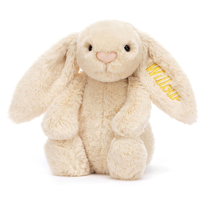 Personalized Bashful Luxe Bunny Willow Medium - US 7820