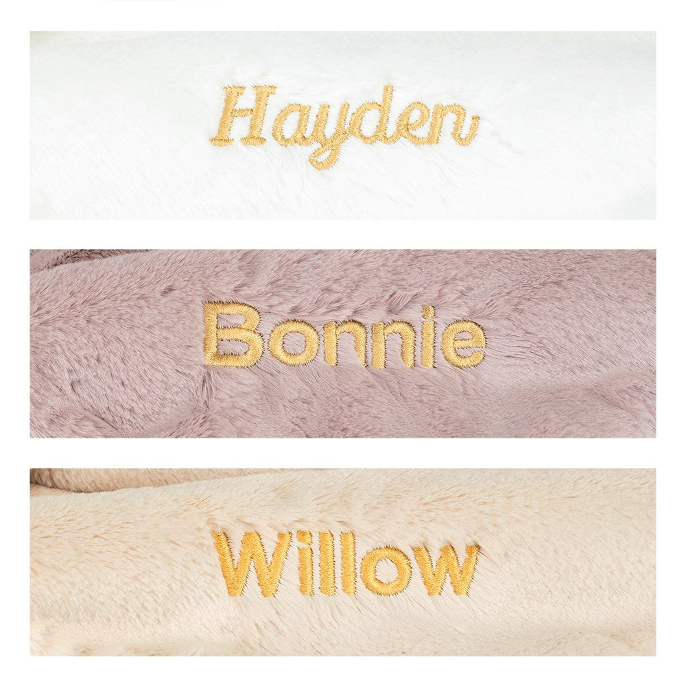 Personalized Bashful Luxe Bunny Luna Blankie - US 6234