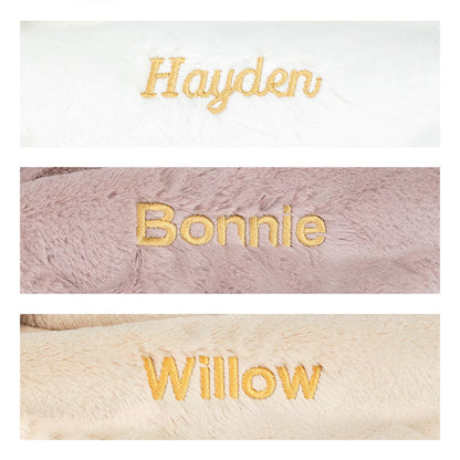 Personalized Bashful Luxe Bunny Willow Blankie - US 4059