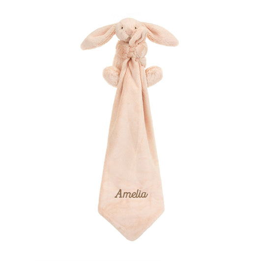 Personalized Bashful Blush Bunny Soother - US 4358