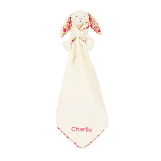 Personalized Blossom Cream Bunny 'Berry' Soother - US 9439
