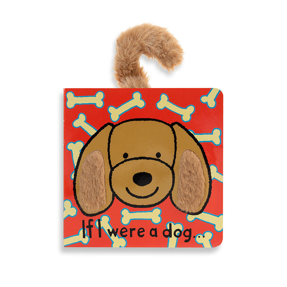 If I Were A Dog Board Book & Bashful Toffee Puppy Medium - US 2227