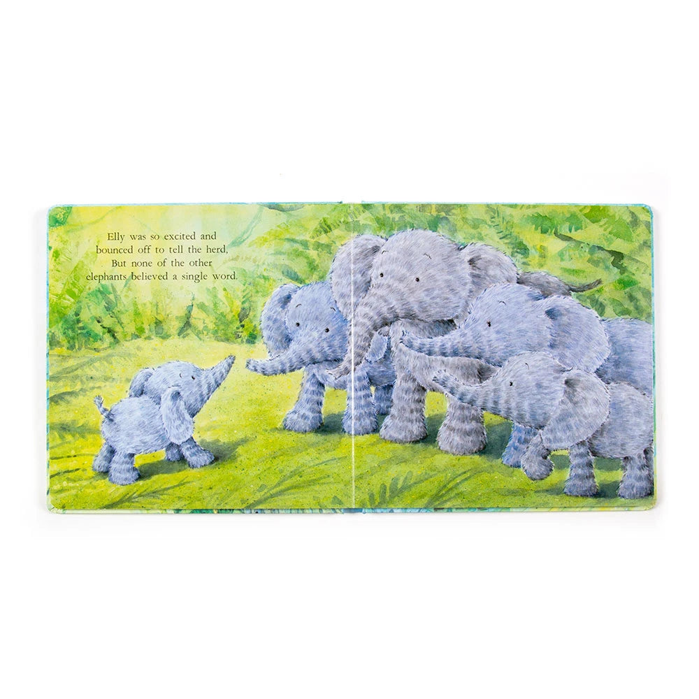 Elephants Can't Fly Book & Fuddlewuddle Elephant Medium - US 0232